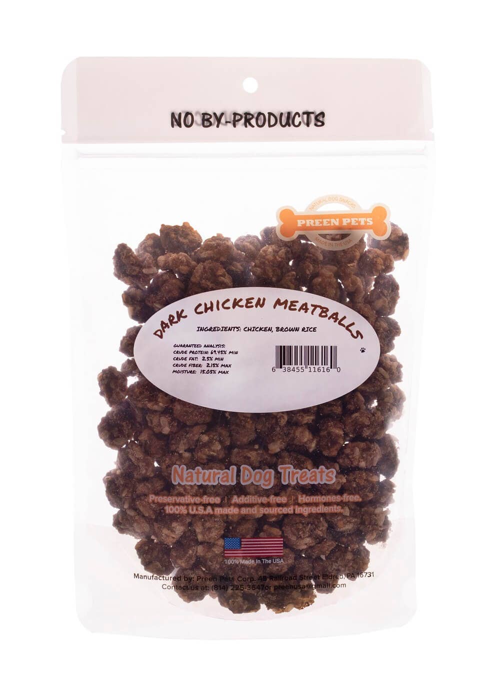 Preen Pets - Dark Meat Chicken Meatballs