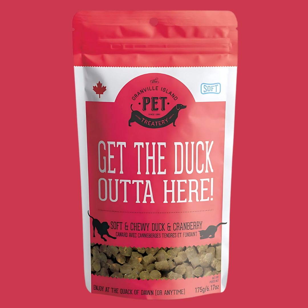 The Granville Island Pet Treatery (USA) - Duck & Cranberry Soft Dog Treats: Chewy & All-Natural