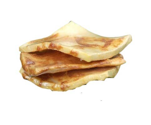 Willy's Wags Natural Pet Treats - Beef Cheek Chips Beef Broth Basted 4″x4"