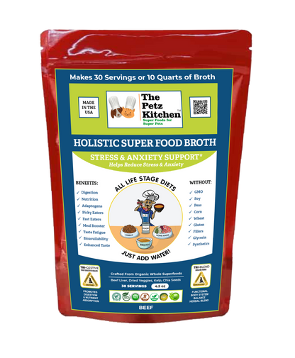 Natura Petz Organics - Super Food Broth Stress & Anxiety Support* the Petz Kitchen Dogs & Cats