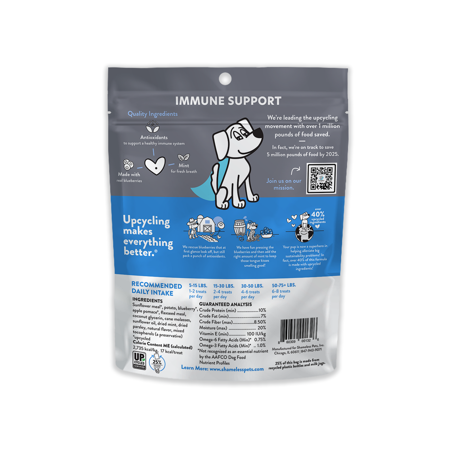 Shameless Pets - Blueberried Treasure Soft Baked Dog Treats