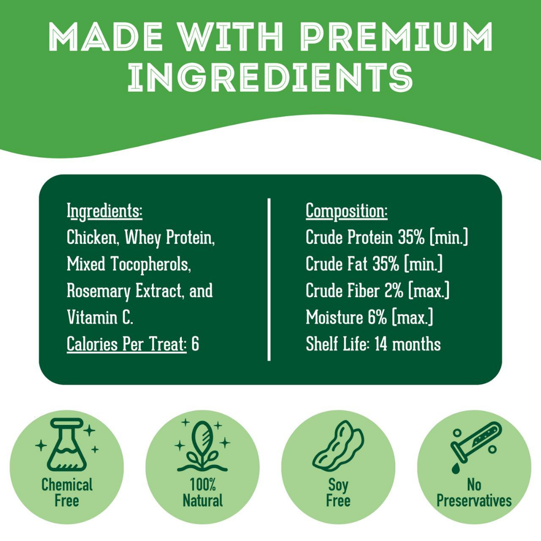 The Granville Island Pet Treatery (USA) - Chicken Freeze-Dried Pet Treats: Protein & Nutrient Rich