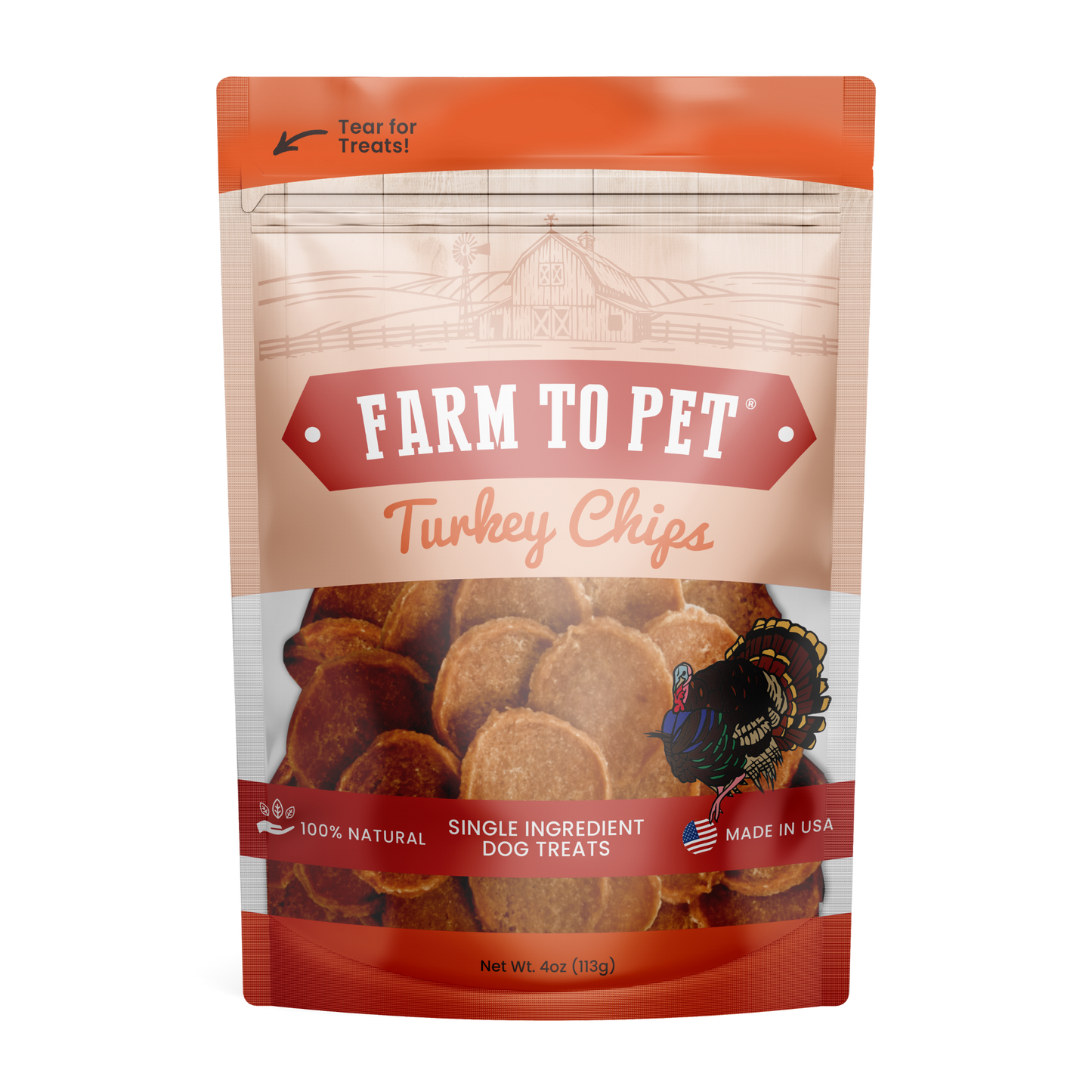 Farm to Pet - Turkey Chips Dog Treats
