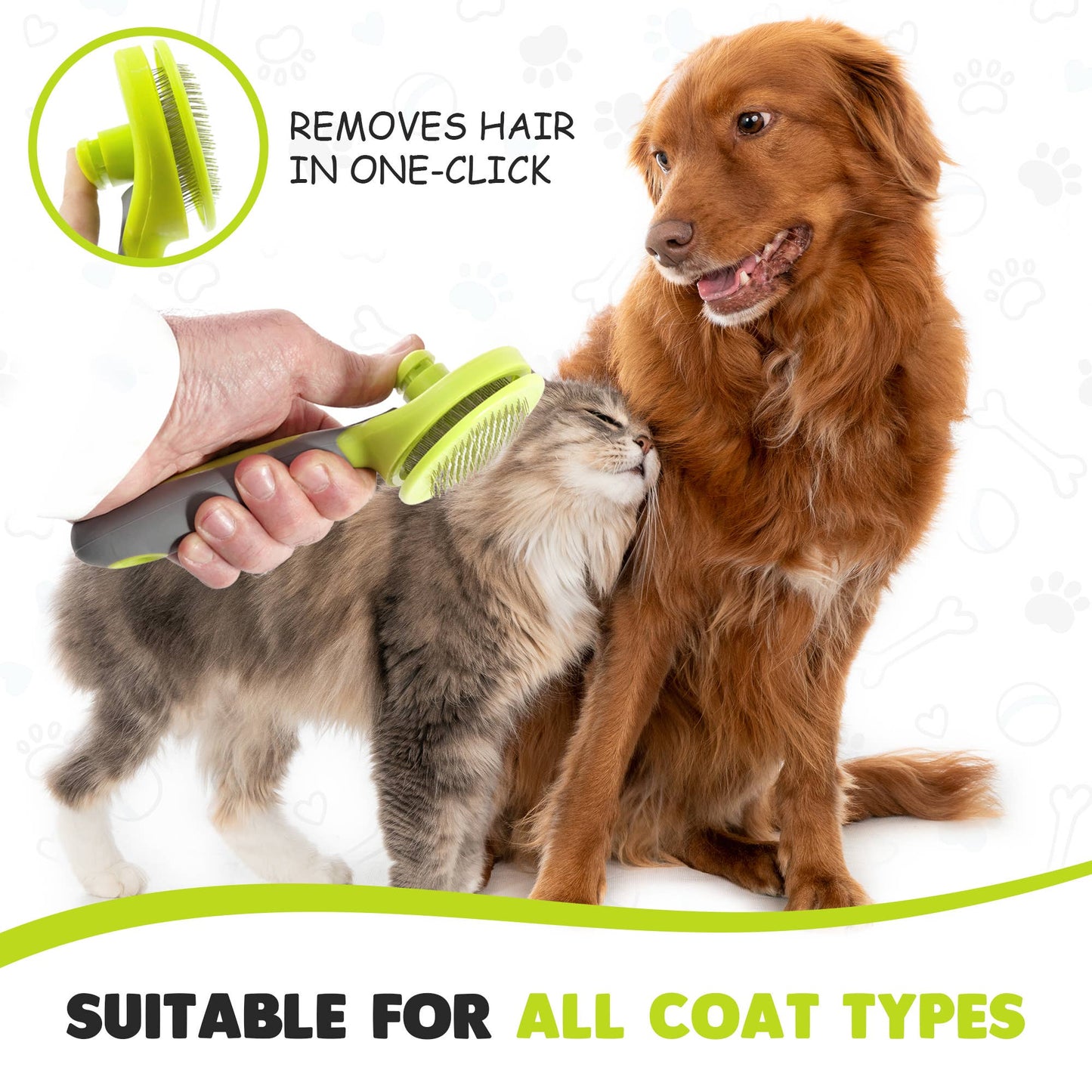 Precious Tails - Precious Tails Retractable Slicker Brush