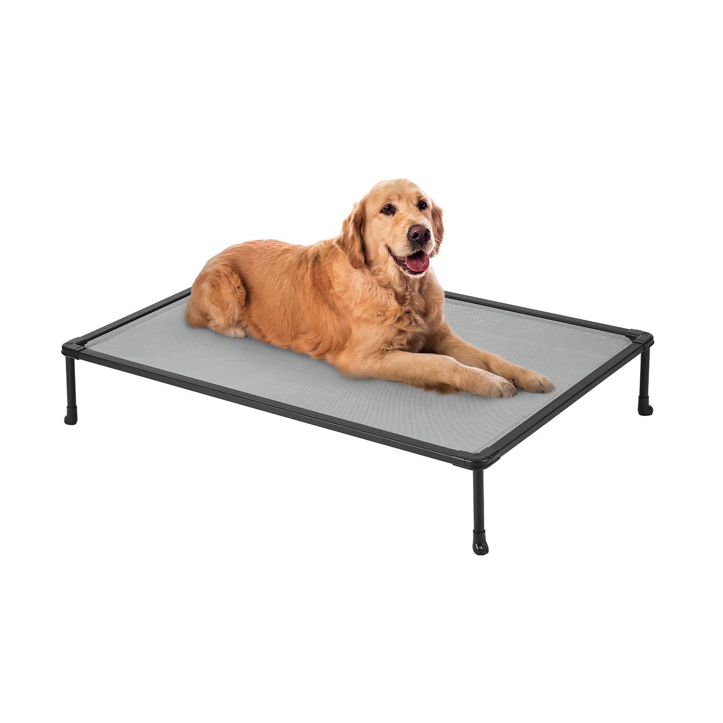 veehoo - Veehoo Chew-Proof Dog Bed - Black Metal Frame