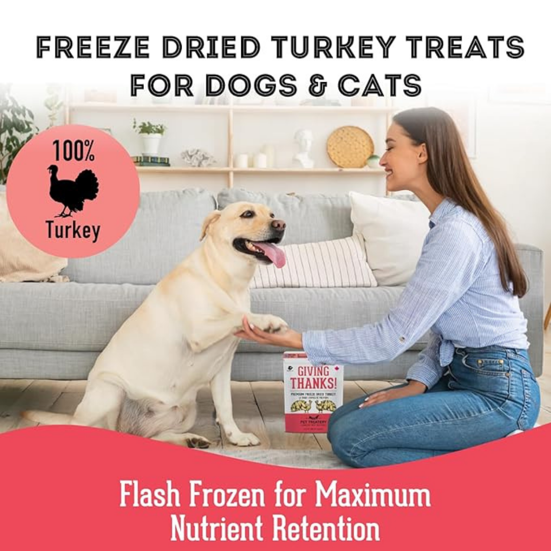 The Granville Island Pet Treatery (USA) - Turkey Freeze-Dried Pet Treats: High-Protein & Nutritious