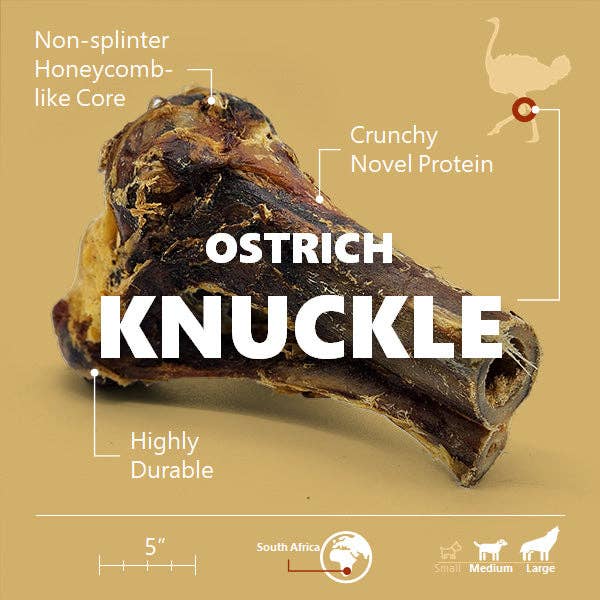 Savannah Pet Food - Ostrich Knuckle - Large