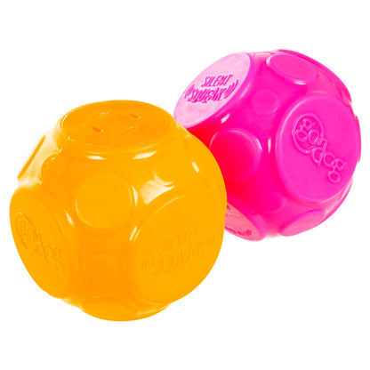 Pet Palette Distribution - GoDog Silent Squeaker Ball Dog Toy 2pk