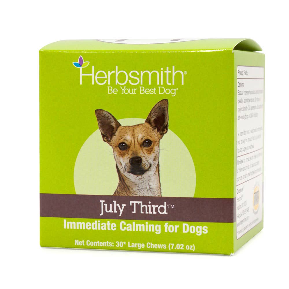 Herbsmith - July Third - Immediate Calming Treats for Dogs