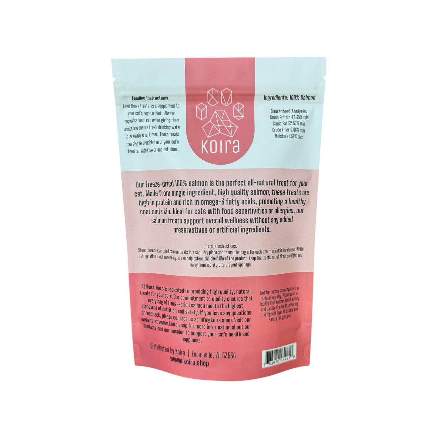 Koira - Freeze-Dried Salmon Cat Treats