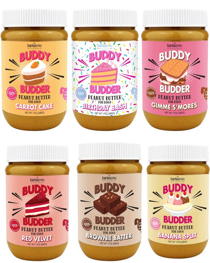 Bark Bistro - Dog Peanut Butter Dessert Line BuddyBudder Combo Pack