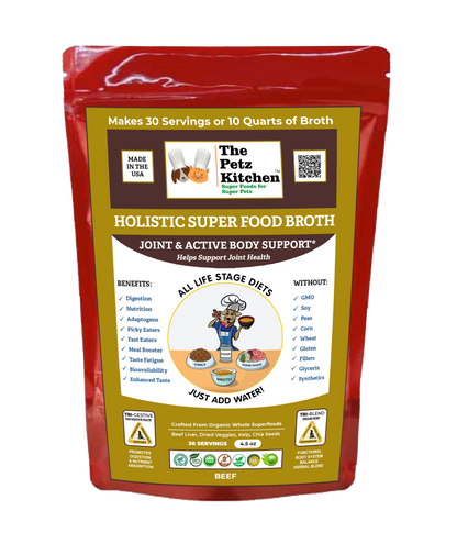Natura Petz Organics - Super Food Broth Joint & Active Body Support* the Petz Kitchen Dogs & Cats*