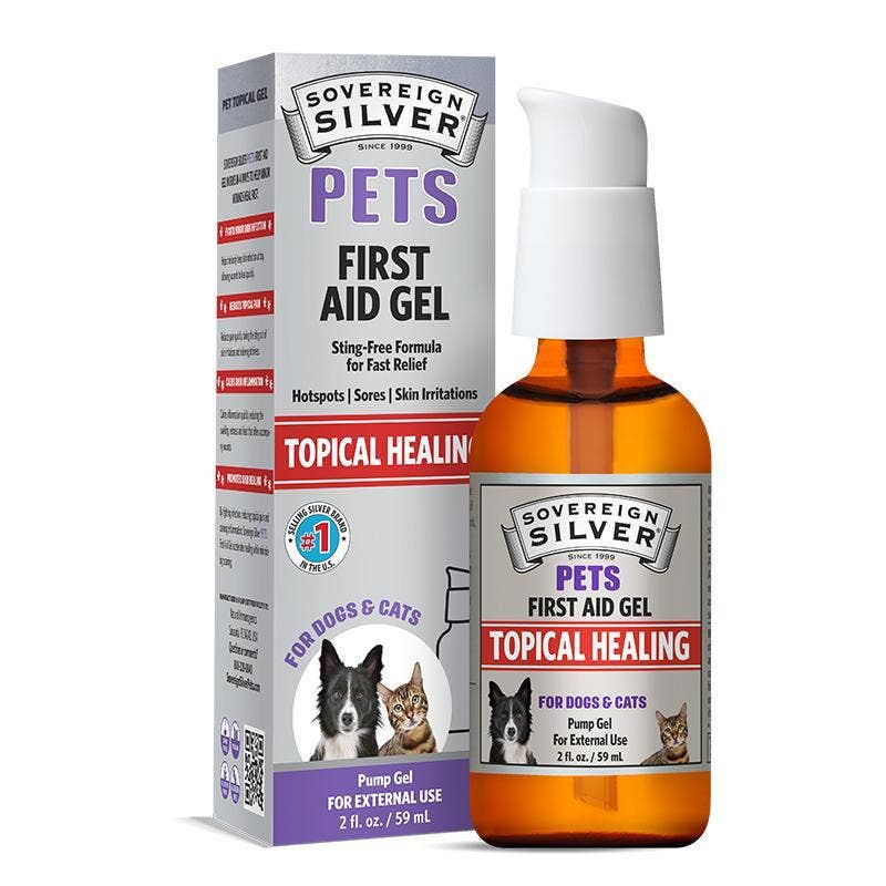 Katie's Pet Products - Sovereign Silver Pets Colloidal Silver First Aid Gel 1oz