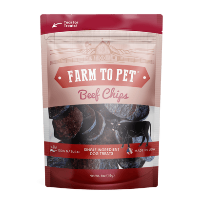 Farm to Pet - Beef Chips Dog Treats