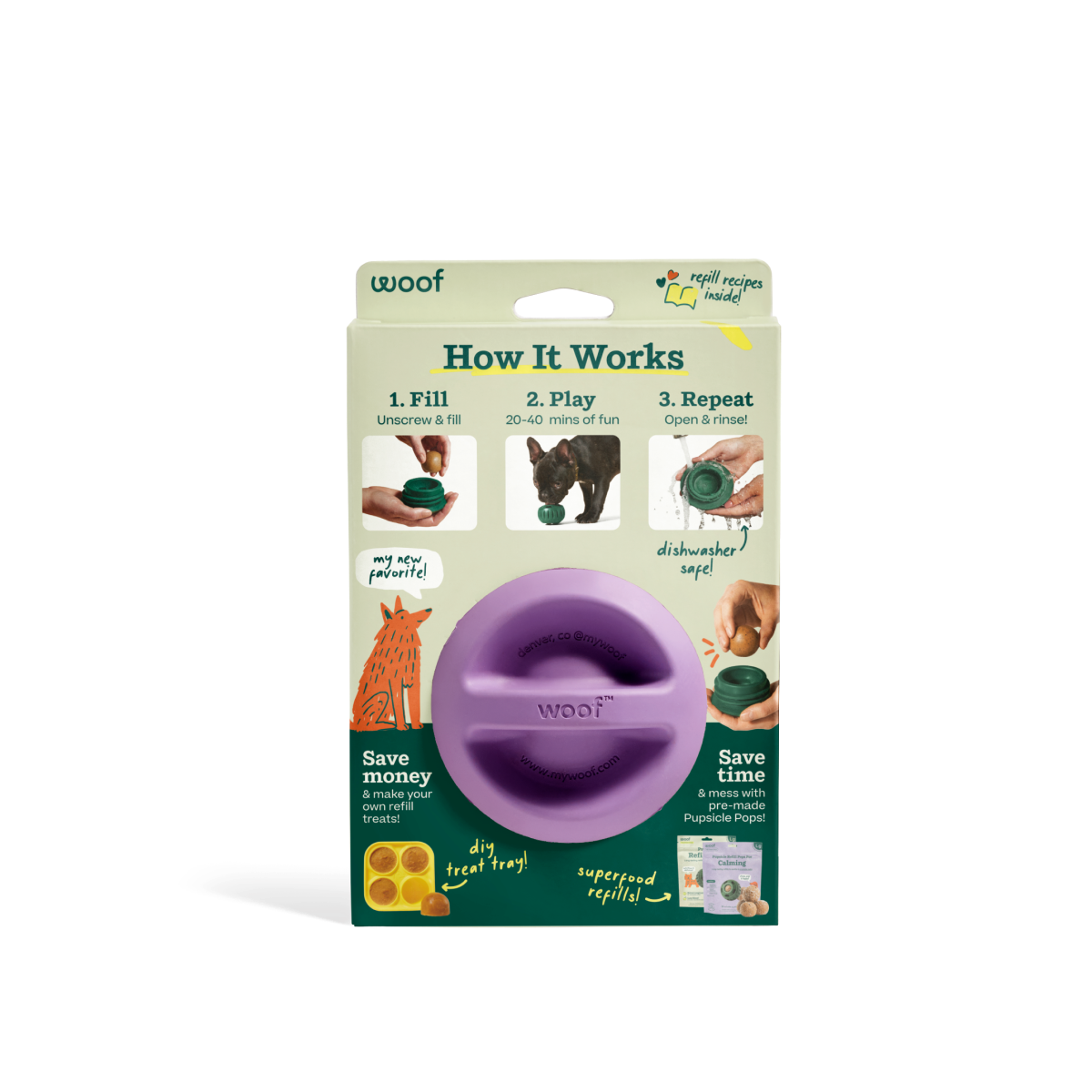 Woof - The Pupsicle - Lavender