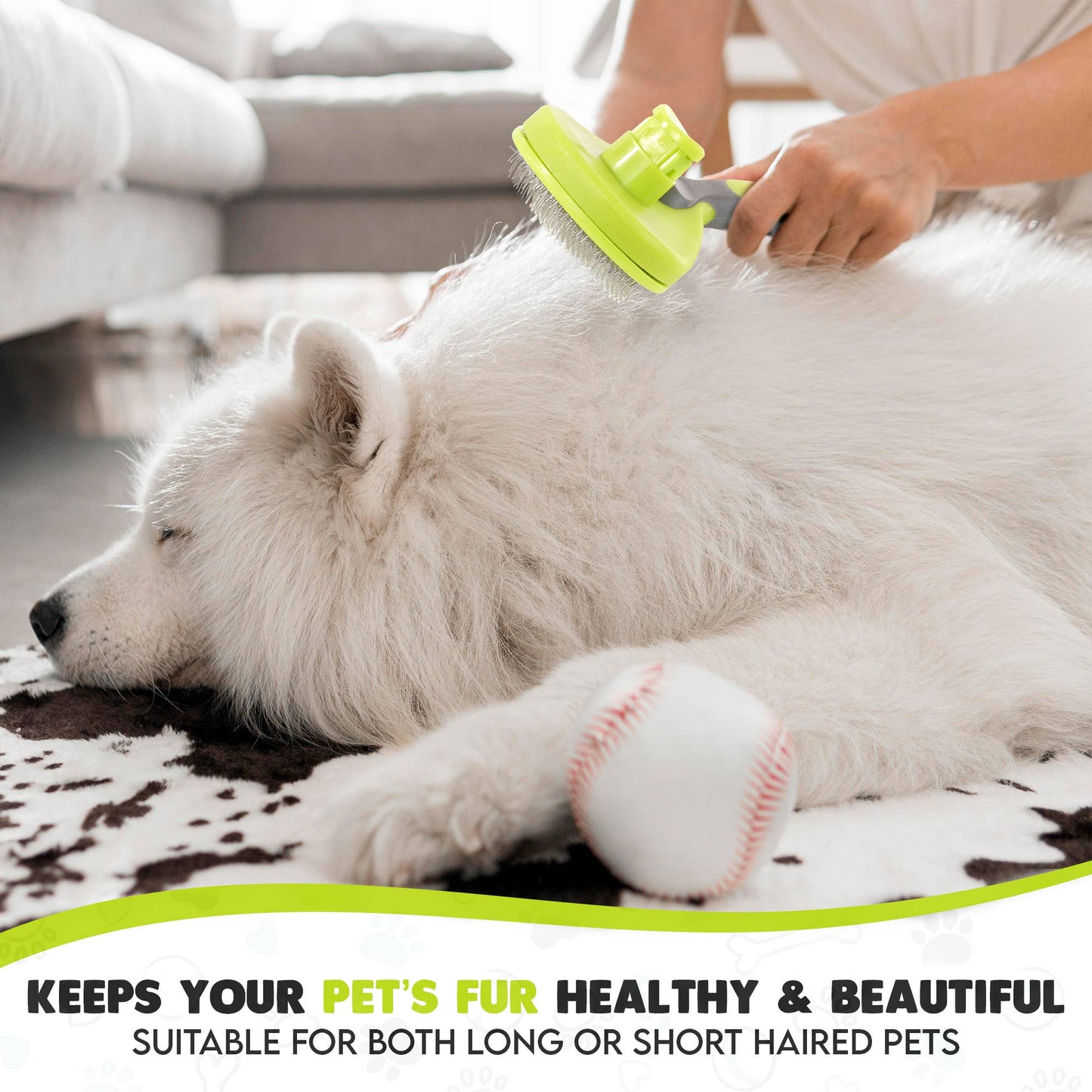 Precious Tails - Precious Tails Retractable Slicker Brush