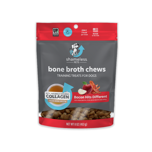 Shameless Pets - Bacon Hits Different Bone Broth Dog Training Treats
