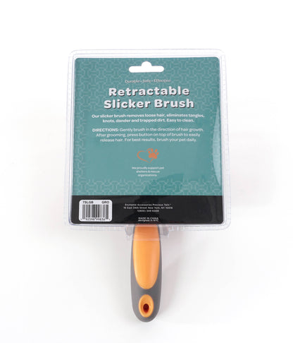 Precious Tails - Precious Tails Retractable Slicker Brush
