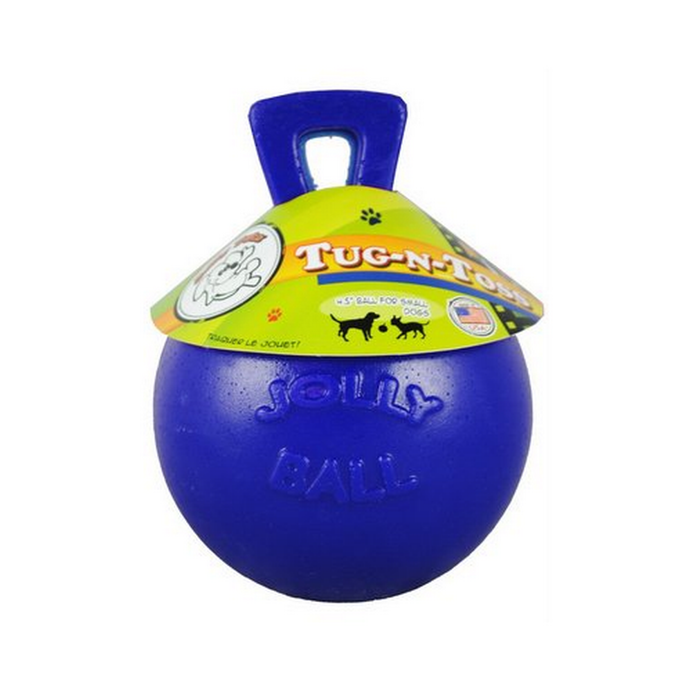 King Wholesale Pet Goods - JollyPet Tug-n-Toss 4.5" Blue