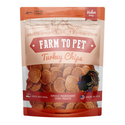 Farm to Pet - Turkey Chips Dog Treats
