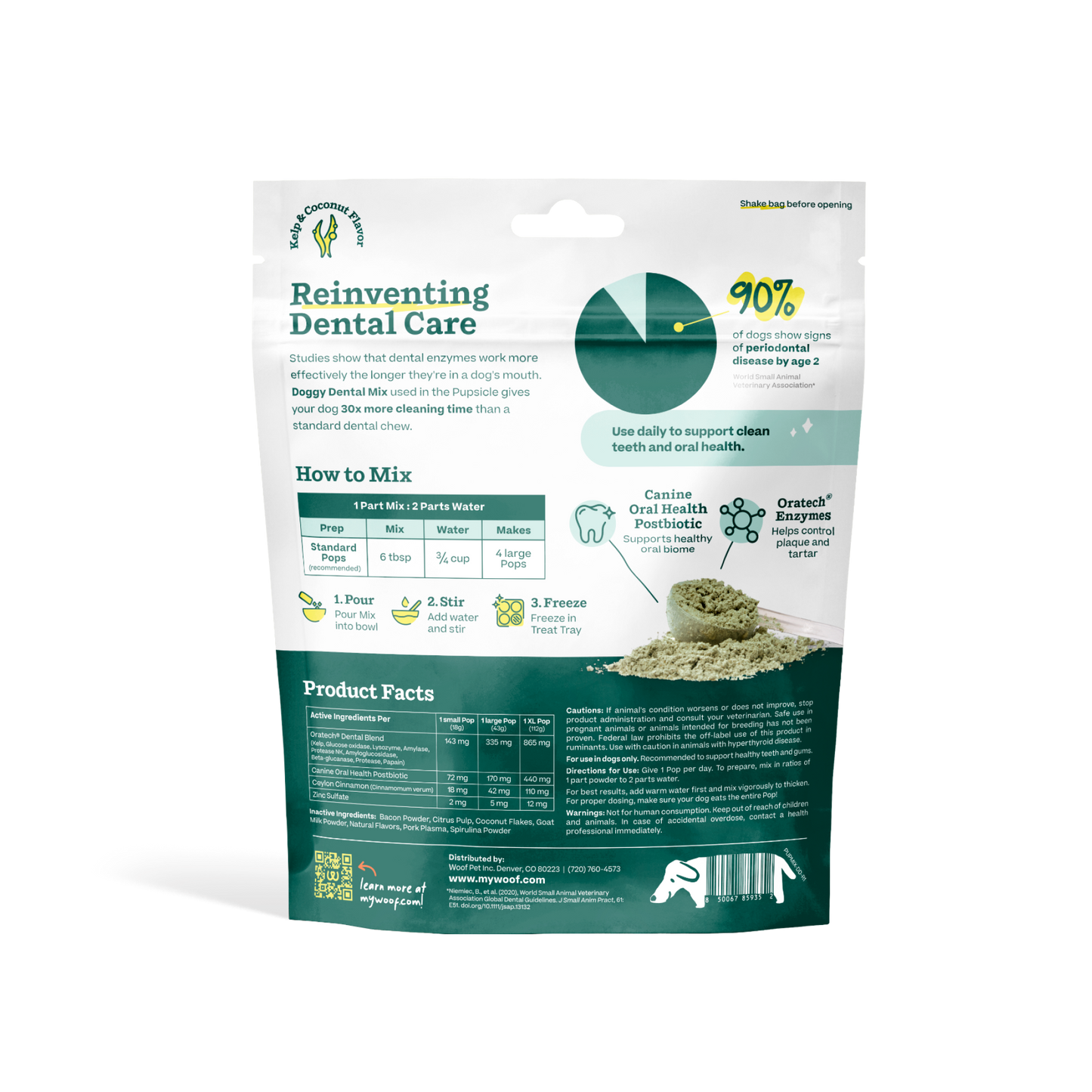 Woof - Pupsicle Mix- Doggy Dental