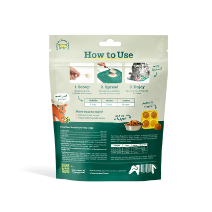 Woof - LickMat LickMix - Bacon & Cheese