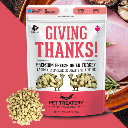 The Granville Island Pet Treatery (USA) - Turkey Freeze-Dried Pet Treats: High-Protein & Nutritious