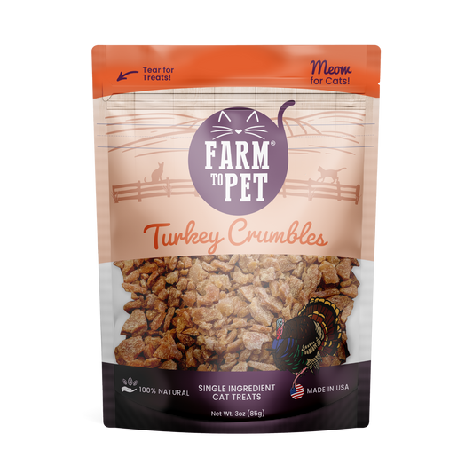 Farm to Pet - Turkey Crumbles for Cats