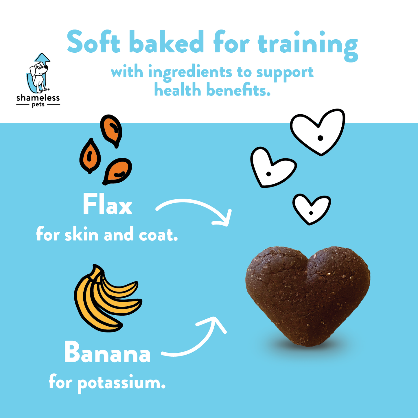 Shameless Pets - Bananas For Bacon Soft Baked Dog Treats