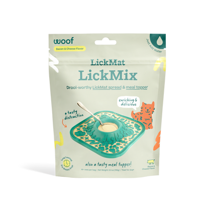 Woof - LickMat LickMix - Bacon & Cheese