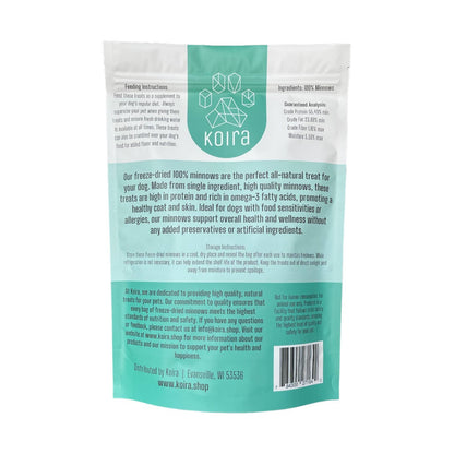 Koira - Freeze-Dried Minnows Protein-Packed Dog Treats