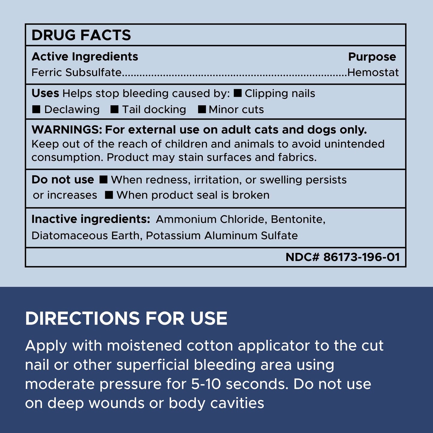 Chew + Heal - Chew + Heal Styptic Powder for Dogs, Cats and Birds