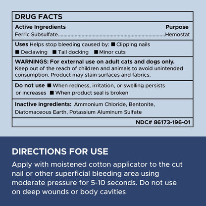 Chew + Heal - Chew + Heal Styptic Powder for Dogs, Cats and Birds