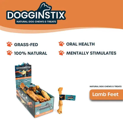 Dogginstix - Lamb Feet- Lamb Trotter Dog Chews