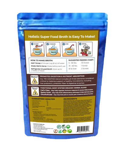 Natura Petz Organics - Super Food Broth Joint & Active Body Support* the Petz Kitchen Dogs & Cats*