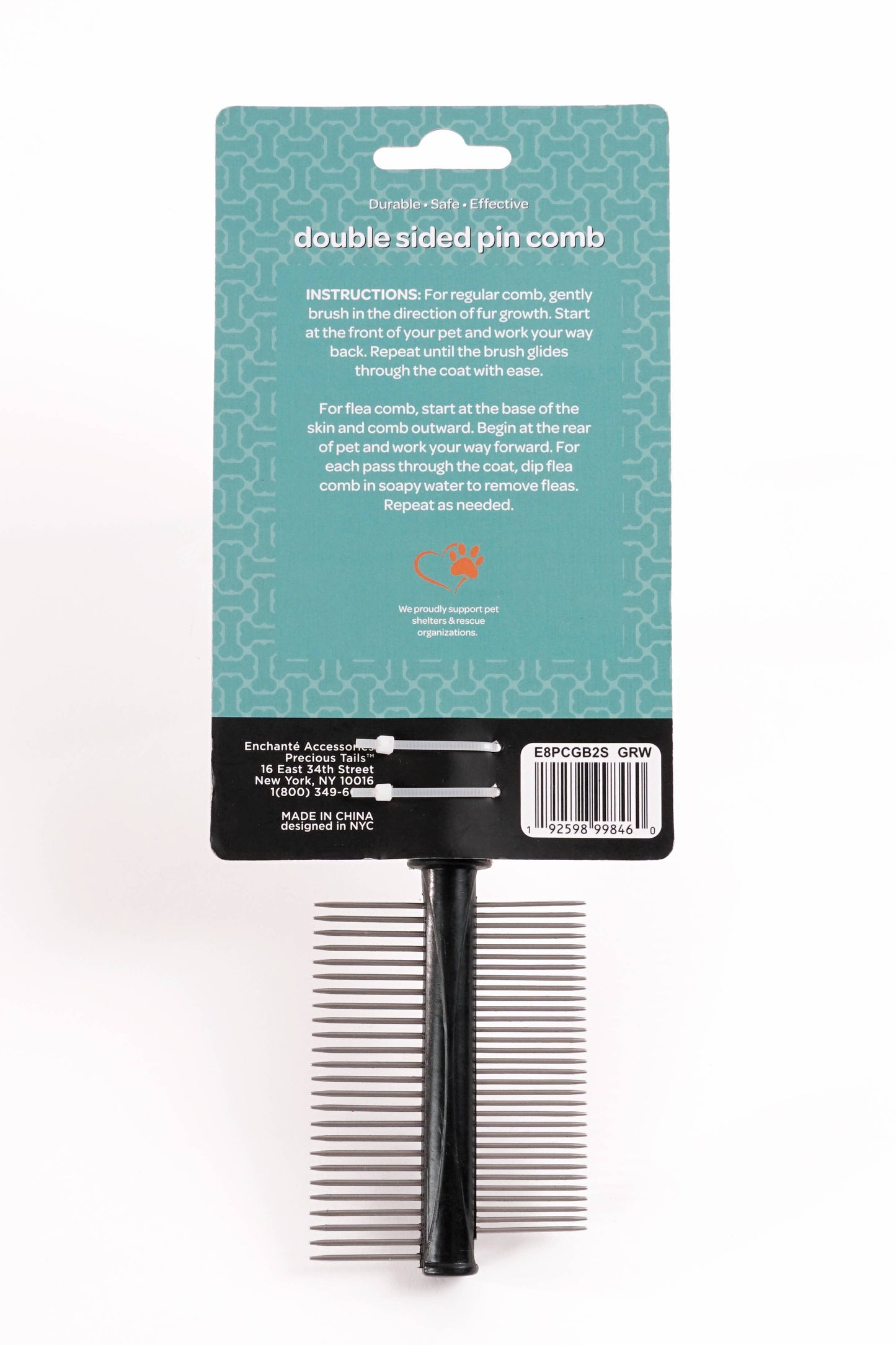 Precious Tails - Precious Tails Double Sided Pin Comb