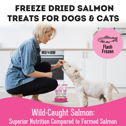 The Granville Island Pet Treatery (USA) - Wild Salmon Freeze-Dried Pet Treats: High-Protein & Natural