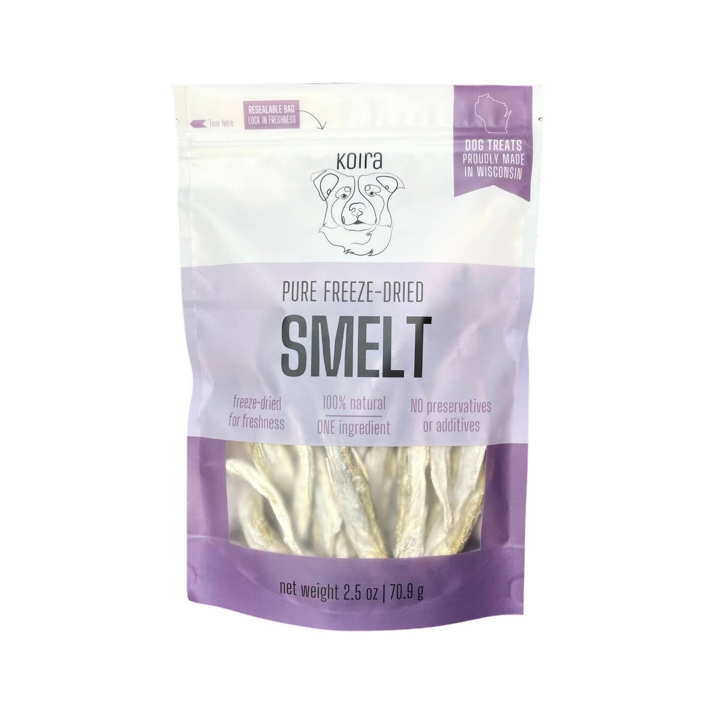 Koira - Freeze-dried Smelt Dog Treats