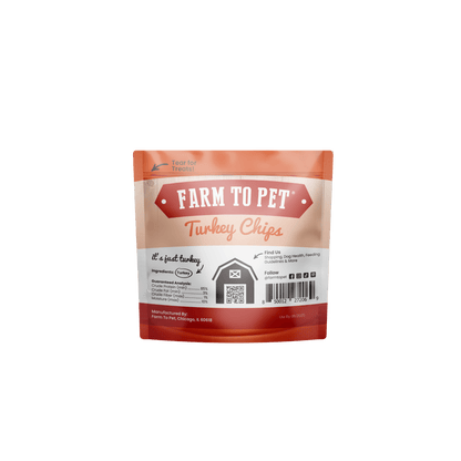 Farm to Pet - Turkey Chips Snack Packs for Dogs