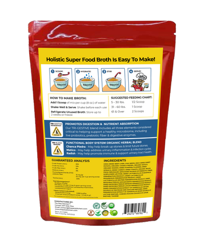 Natura Petz Organics - Super Food Broth Stone Breaker Support* the Petz Kitchen Dogs & Cats