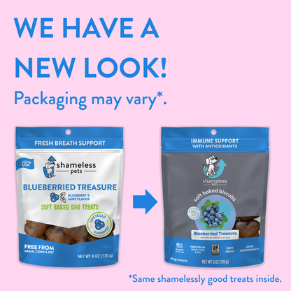 Shameless Pets - Blueberried Treasure Soft Baked Dog Treats