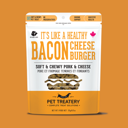 The Granville Island Pet Treatery (USA) - Pork & Cheese Soft Dog Treats: For Puppies and Seniors