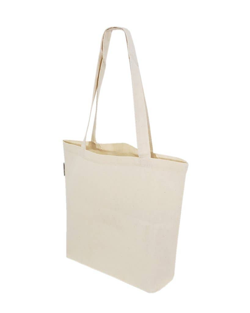 TBF - TBF Organic Cotton Canvas Gusset Tote Bags By Pack - OR110