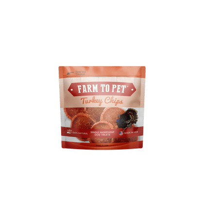 Farm to Pet - Turkey Chips Snack Packs for Dogs