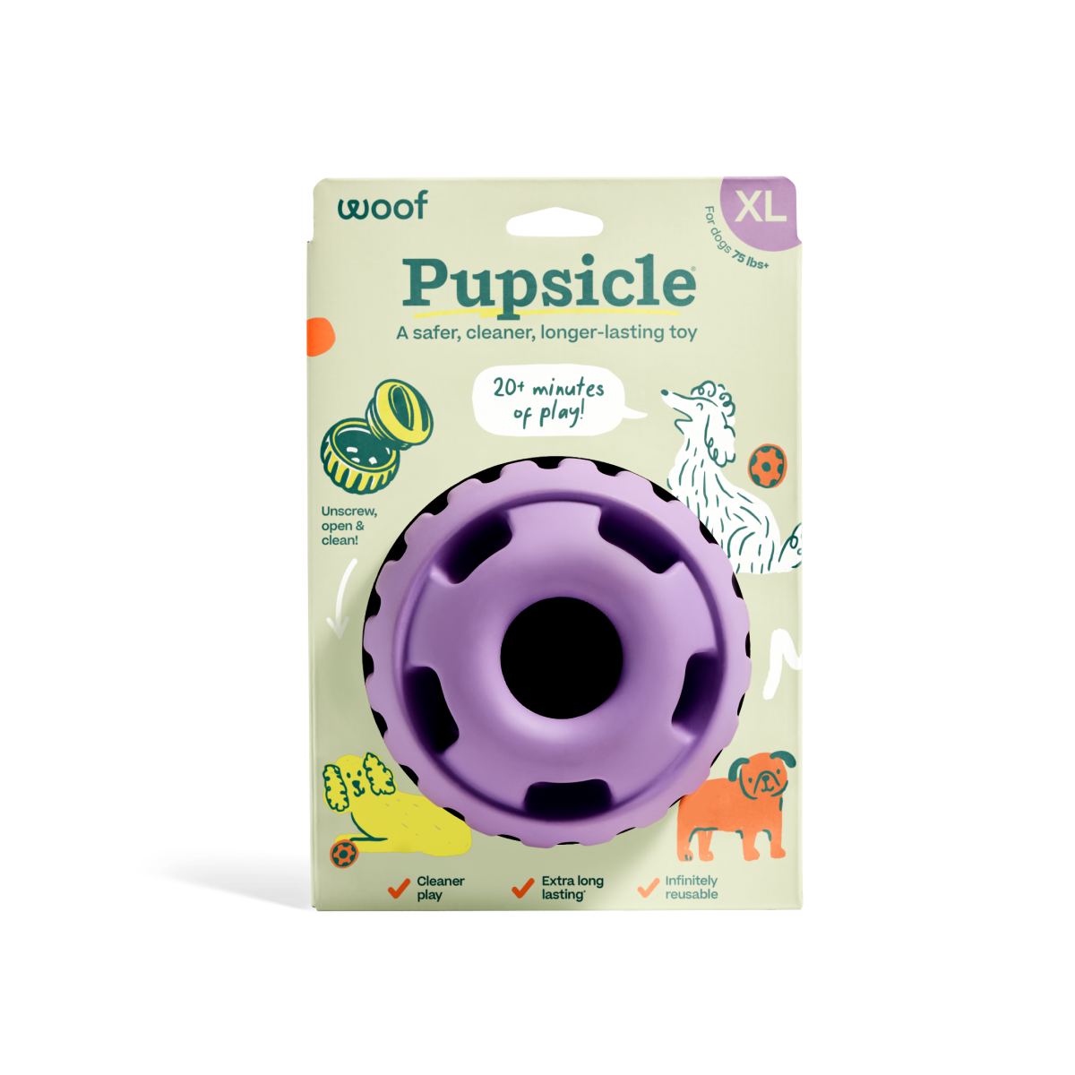 Woof - The Pupsicle - Lavender