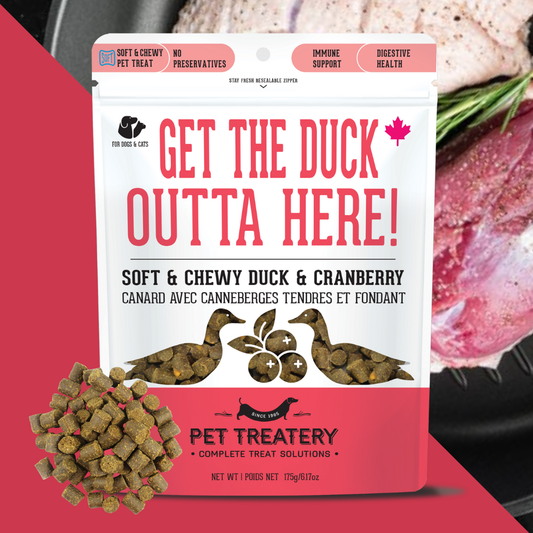 The Granville Island Pet Treatery (USA) - Duck & Cranberry Soft Dog Treats: Chewy & All-Natural