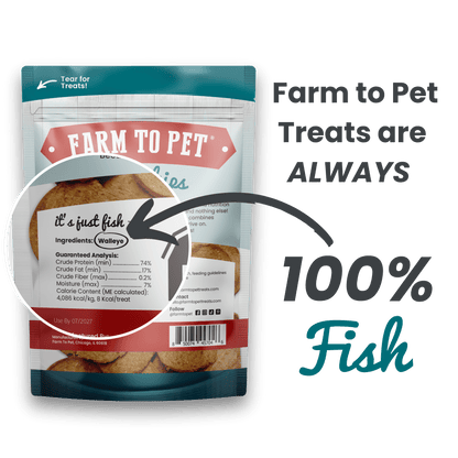 Farm to Pet Healthy Dog Treats - Fish Chips Dog Treats
