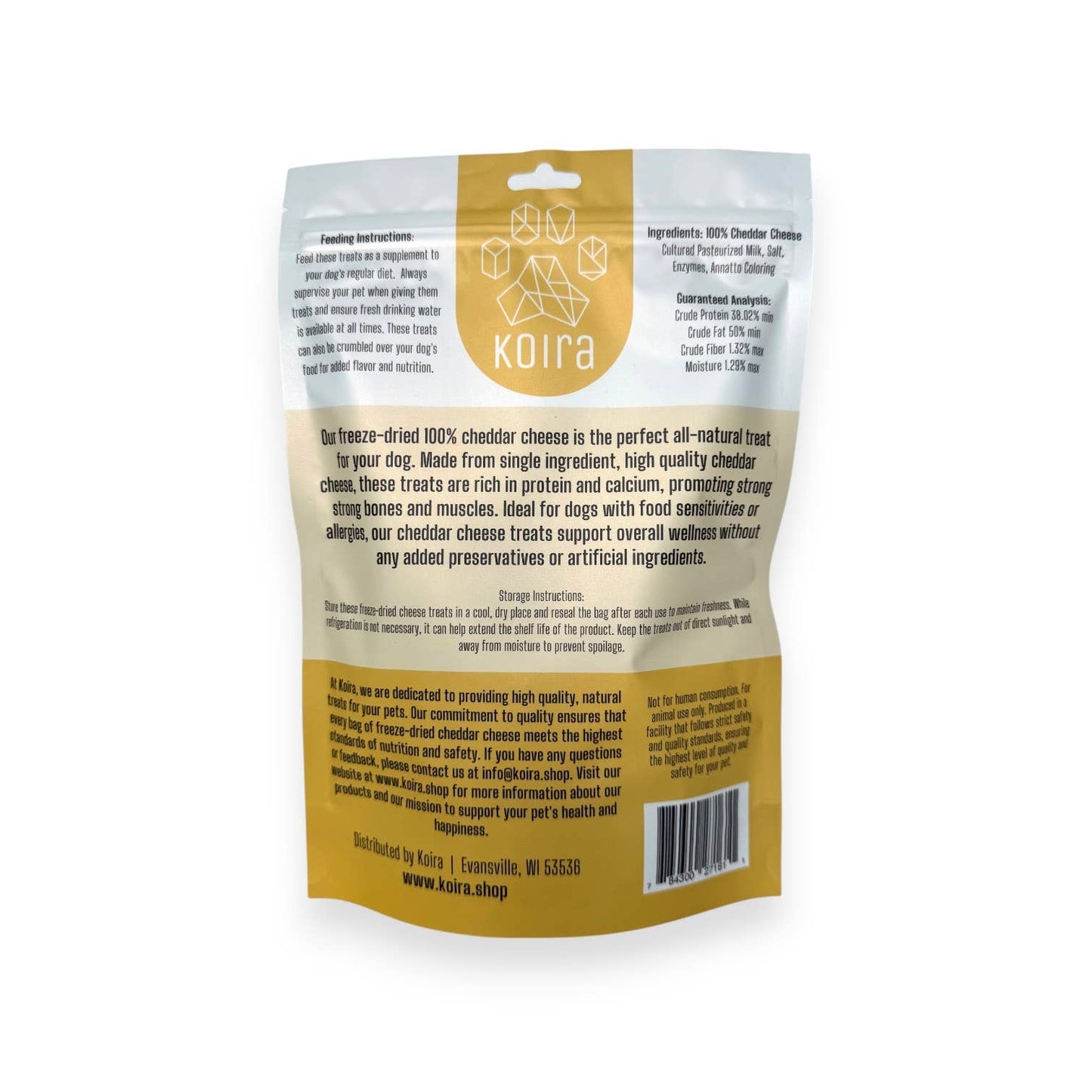 Koira - Freeze-Dried Cheese Dog Treats