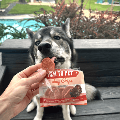 Farm to Pet - Turkey Chips Snack Packs for Dogs