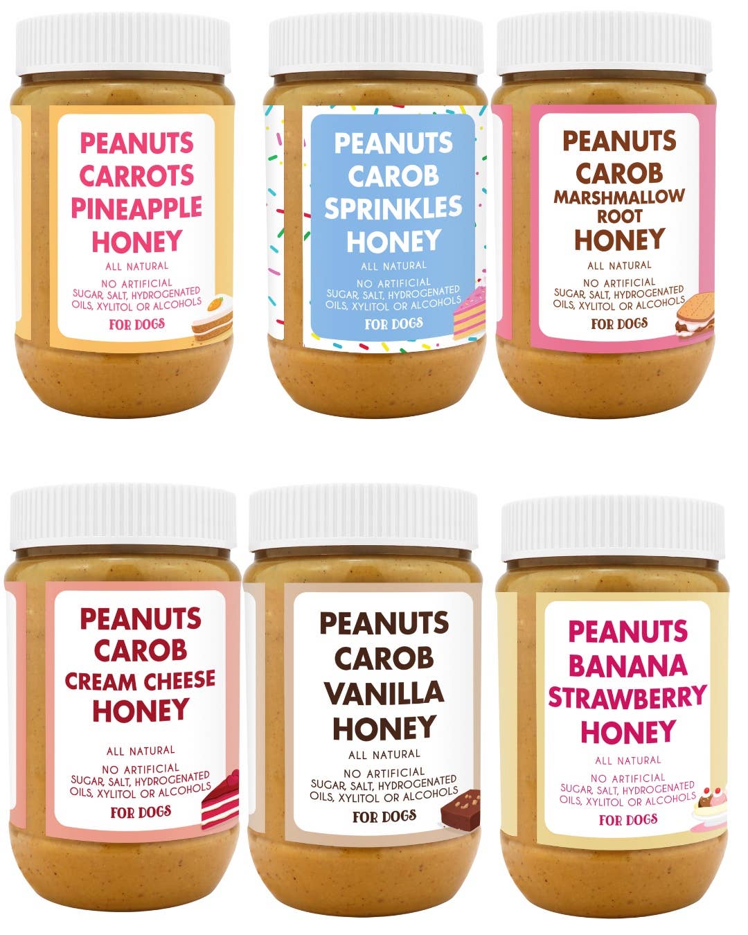 Bark Bistro - Dog Peanut Butter Dessert Line BuddyBudder Combo Pack